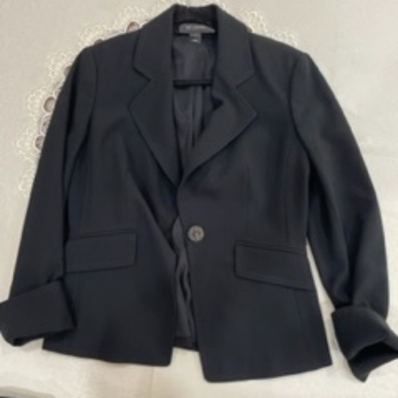 St John Jacket and Skirt, Jacket 4, Skirt 6, Black - Picture 3 of 6